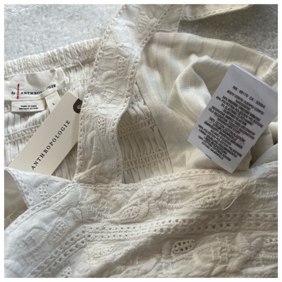 Anthropologie embroidered halter tank - Picture 9 of 13